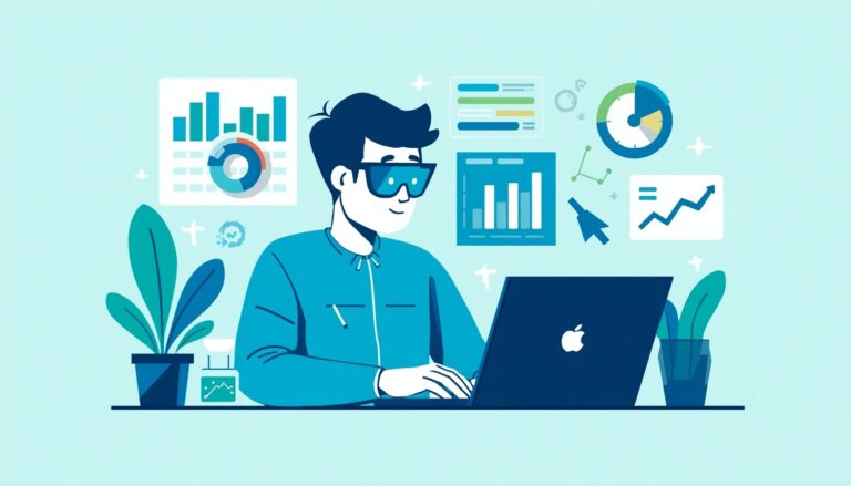 Growth hacker analyzing data and running growth experiments